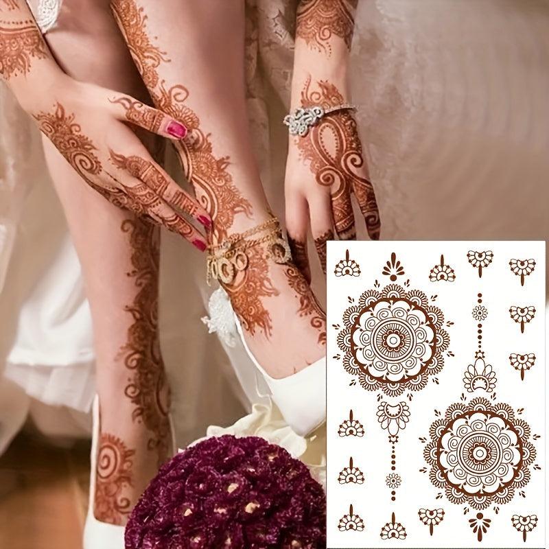 Waterproof Temporary Tattoo Sticker for Women - Lace Hollow Pattern