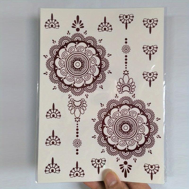 Waterproof Temporary Tattoo Sticker for Women - Lace Hollow Pattern