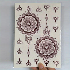 Waterproof Temporary Tattoo Sticker for Women - Lace Hollow Pattern