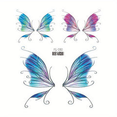 Butterfly Face Glitter Tattoo Patch Magic Stage Makeup Eye Shadow Patch
