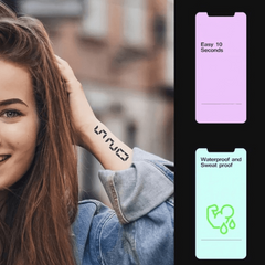 Waterproof Temporary Tattoo Blooming Flowers & Vines Long Lasting Sexy