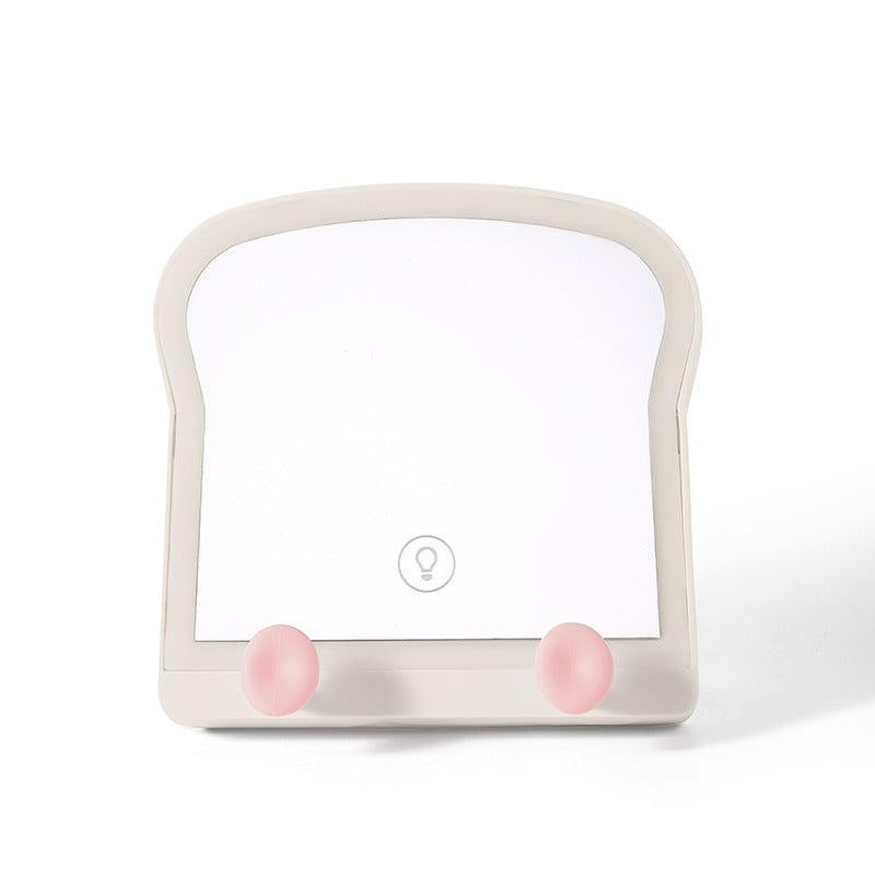 Toast & Bread Shape Mirror Night Light Lamp