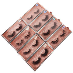 50 Pairs Faux Mink Lashes Natural Long False Eyelashes Set