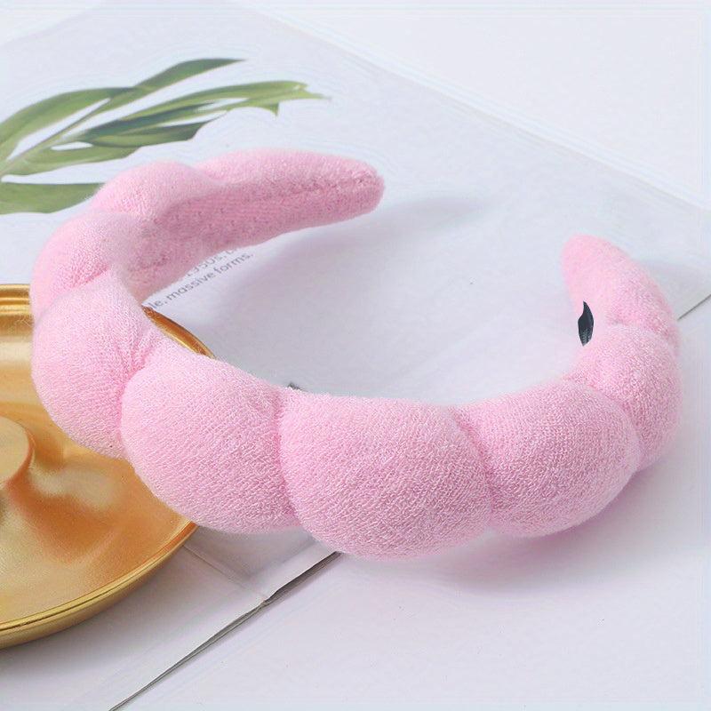 Velvet Twist Headband for Daily Bath
