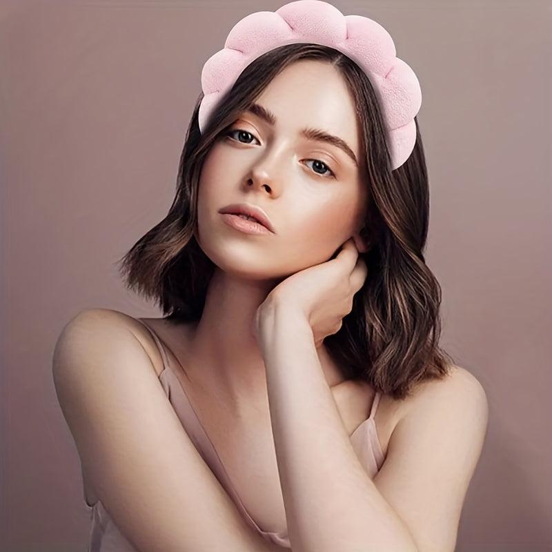 Velvet Twist Headband for Daily Bath