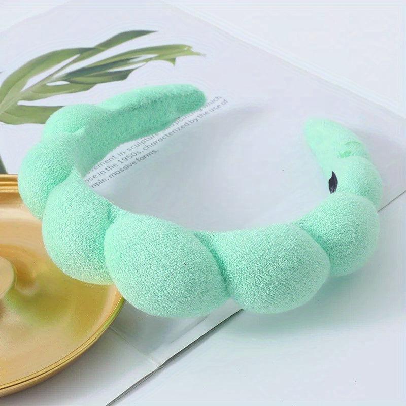 Velvet Twist Headband for Daily Bath