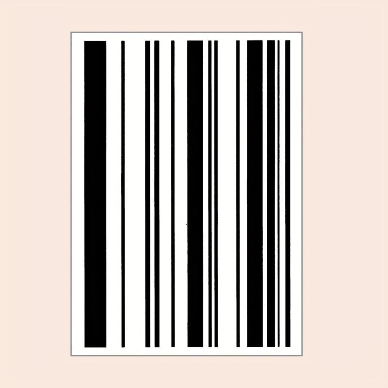 Geometric Line Stripe Tattoo Sticker Sweatproof Long Lasting