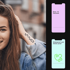 Waterproof Lotus Tattoo Sticker for a Natural Look