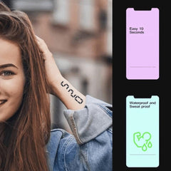 Waterproof Flower Tattoo Sticker  Long Lasting Temporary Tattoo for Natural Look