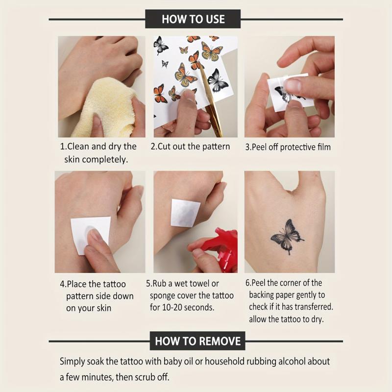 Halloween Realistic Wound Scar Blood Temporary Tattoo Sticker