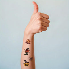 60 Sheets Halloween Makeup Temporary Tattoo Stickers Waterproof