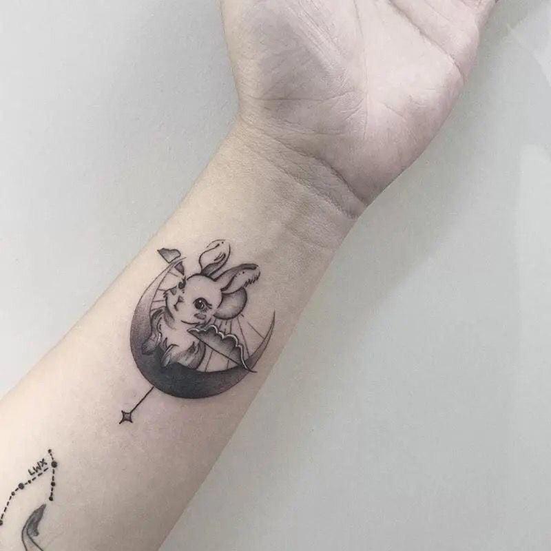 Waterproof Tiger Rabbit Whale Tattoo Stickers Easy to Apply Long Lasting