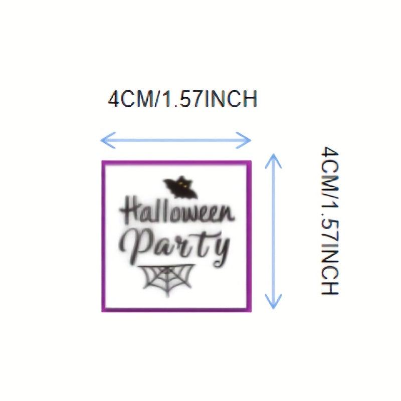 50 PCS Halloween Glow Tattoos for Party Decorations - Trick Or Treat Supplies