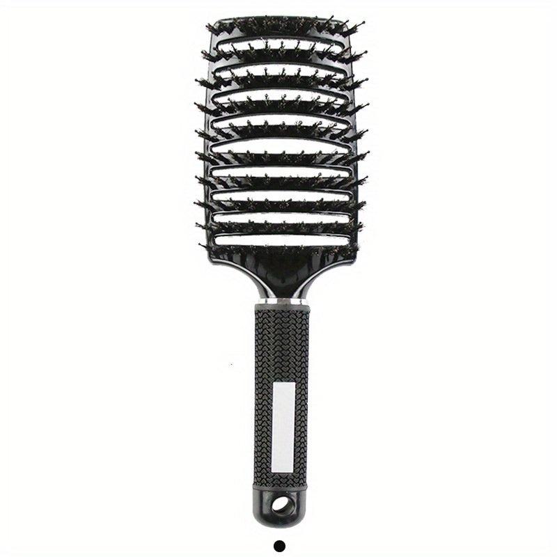 Curved Boar Bristle Hair Comb for Detangling All Hair Types