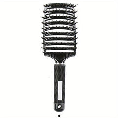 Curved Boar Bristle Hair Comb for Detangling All Hair Types
