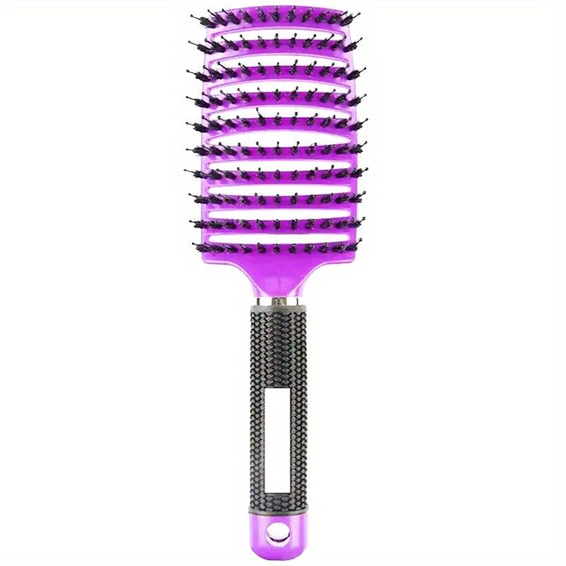 Curved Boar Bristle Hair Comb for Detangling All Hair Types