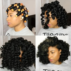 10pcs Cold Wave Perm Rods Set Hair Curling Rods For Long Hair