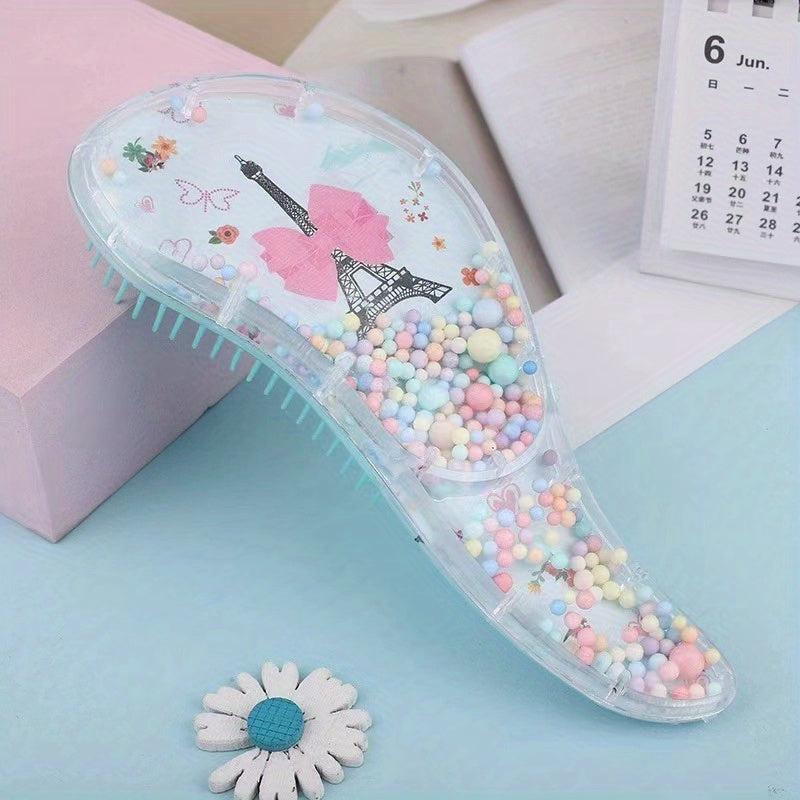 Cartoon Pattern Bubble Bead Hair Comb