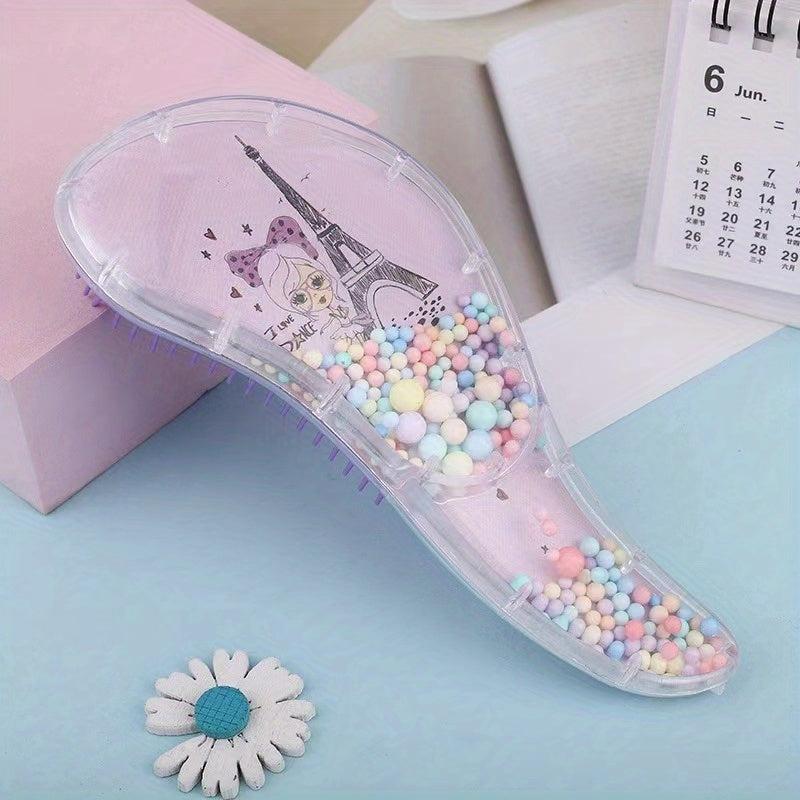 Cartoon Pattern Bubble Bead Hair Comb