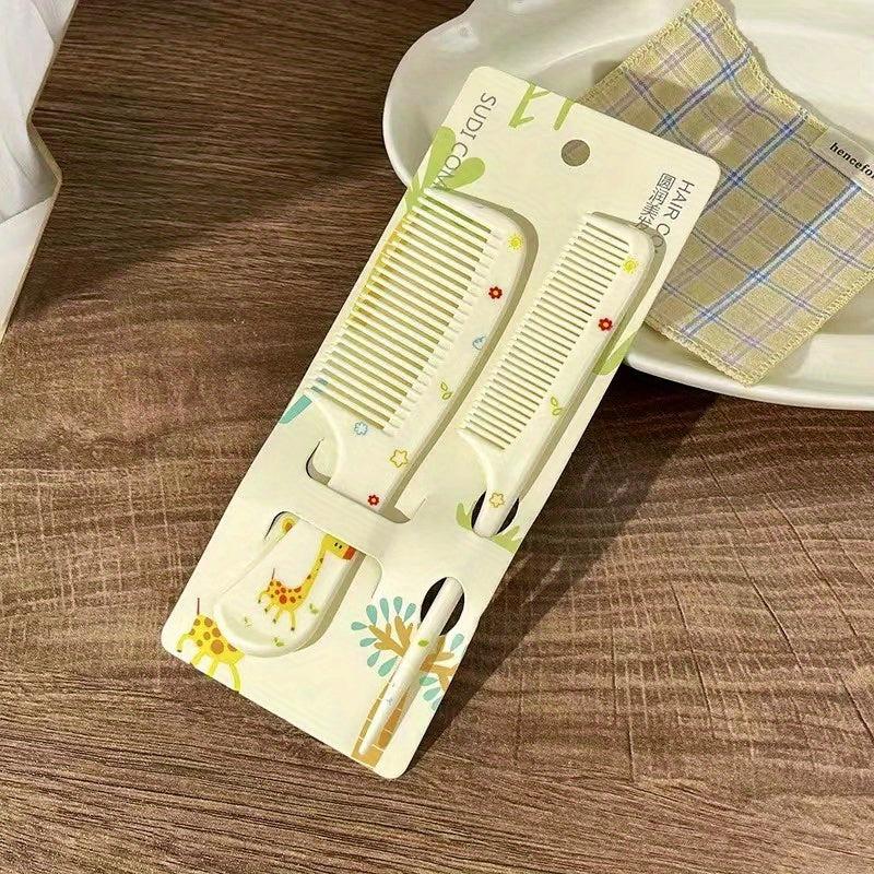 Anti Static Cartoon Hair Brush and Comb Set for Hair Care