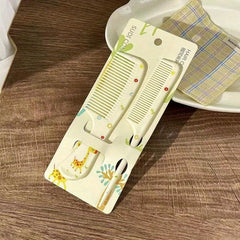 Anti Static Cartoon Hair Brush and Comb Set for Hair Care
