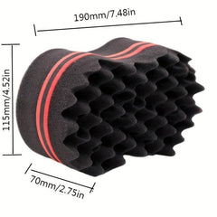 Sponge Hair Brush Prof. Afro Wave Sponge Magic Twist Hair Curl Sponge Brush
