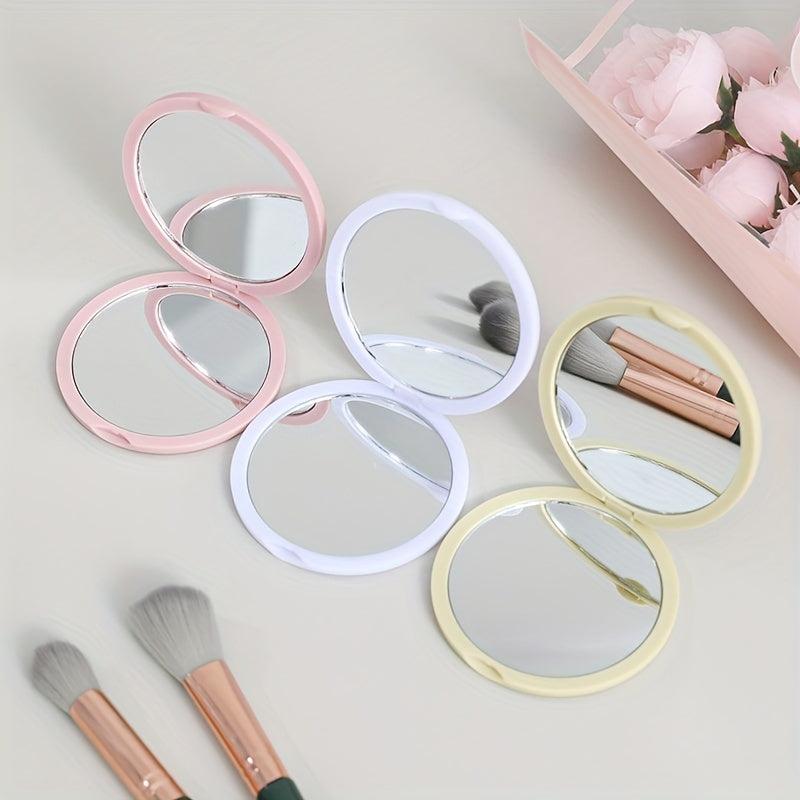 Pocket Makeup Mirror Double Sided Cosmetic Mirror - Perfect Gift Idea
