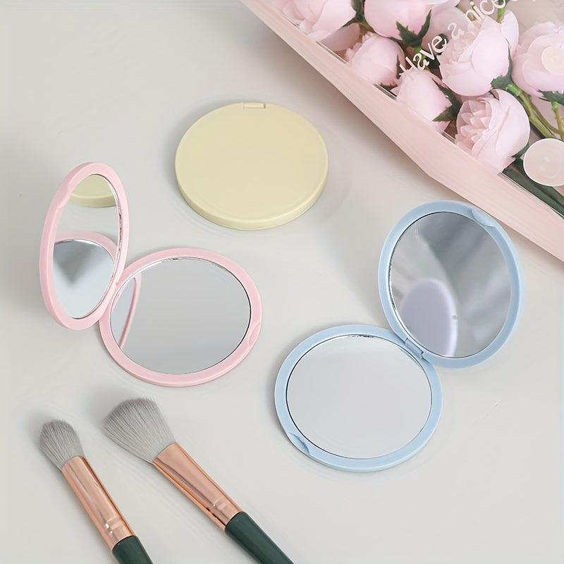 Pocket Makeup Mirror Double Sided Cosmetic Mirror - Perfect Gift Idea