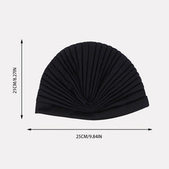 Ramadan Ruffle Turban Headwear Headwrap Hat Cap For Women
