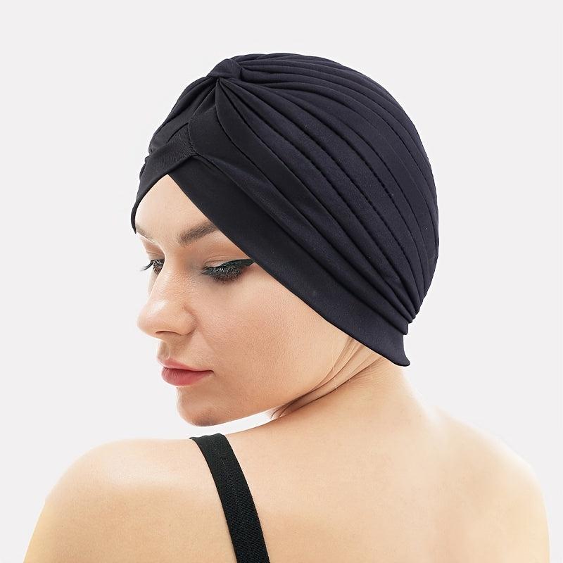 Ramadan Ruffle Turban Headwear Headwrap Hat Cap For Women