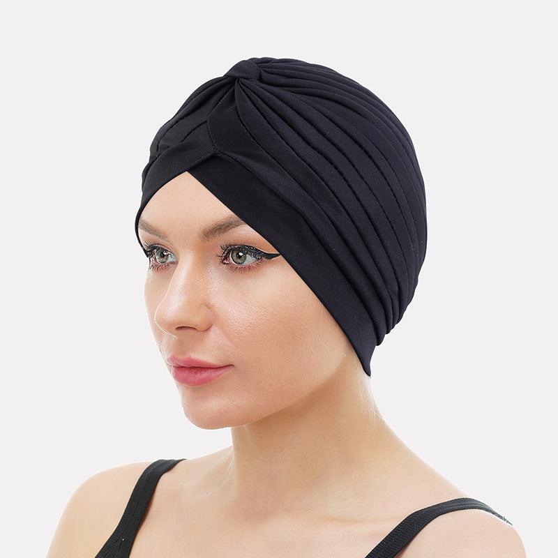 Ramadan Ruffle Turban Headwear Headwrap Hat Cap For Women