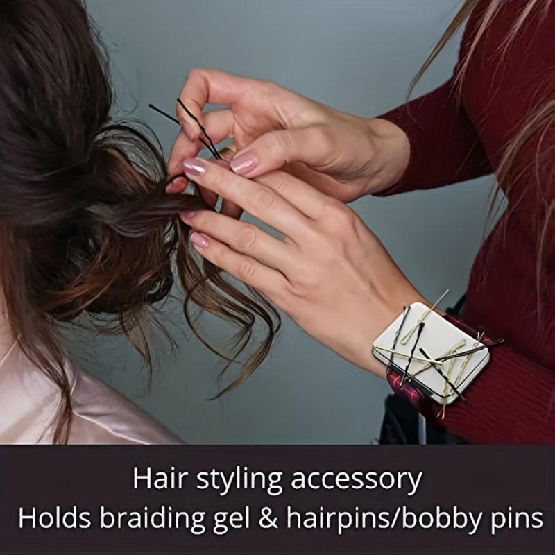 Magnetic Wrist Sewing Pin Cushion Holder for Hair Styling Tools