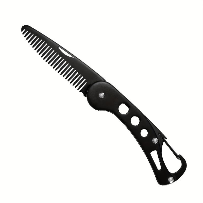 Stainless Steel Beard Comb for Men - Beard Grooming & Styling