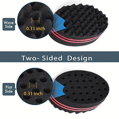 Magic Twist Hair Sponges Curling Sponge Brush for Men and Women with 16 Holes