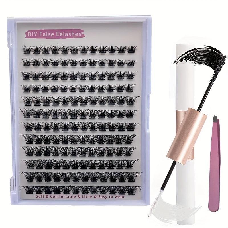 DIY Curly Lash Extension Kit with Strong Hold Glue & Applicator