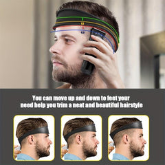 Silicone Neckline Shaving Template & Cutting Guide for DIY Hair