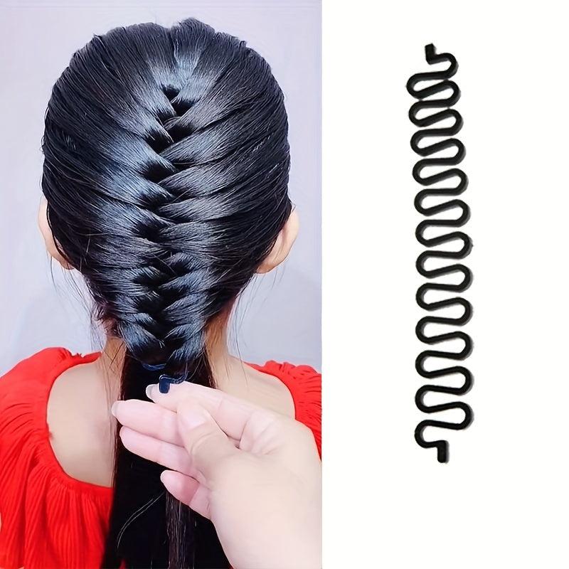 2pcs Hair Braiding Tool Hair Bun Maker Braider DIY Hair Styling Tools
