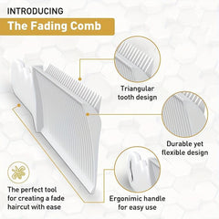 Pro Curved Clipper Comb Heat Resistant Barber Comb