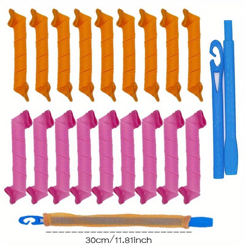 Spiral Hair Curlers No Heat Curlers Heatless Spiral Curlers DIY Styling Kit