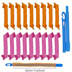 Spiral Hair Curlers No Heat Curlers Heatless Spiral Curlers DIY Styling Kit