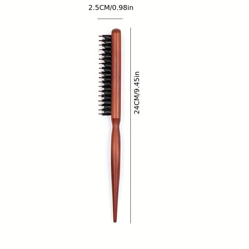 Salon Teasing Back Hair Brush Boar Bristle Comb Hair Brush Extension
