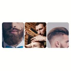 Bamboo Wooden Handle Beard Brush Moustache Haircutting Cleaning Brush