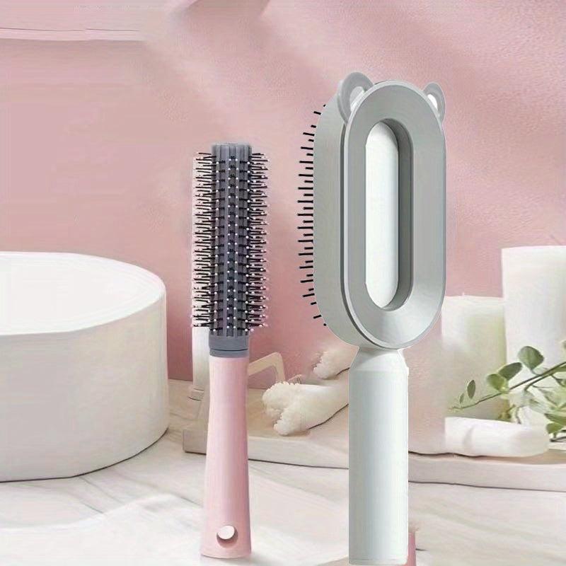 Air Cushion Comb Self Cleaning Hair Brush 3D Air Cushion Massager Brush