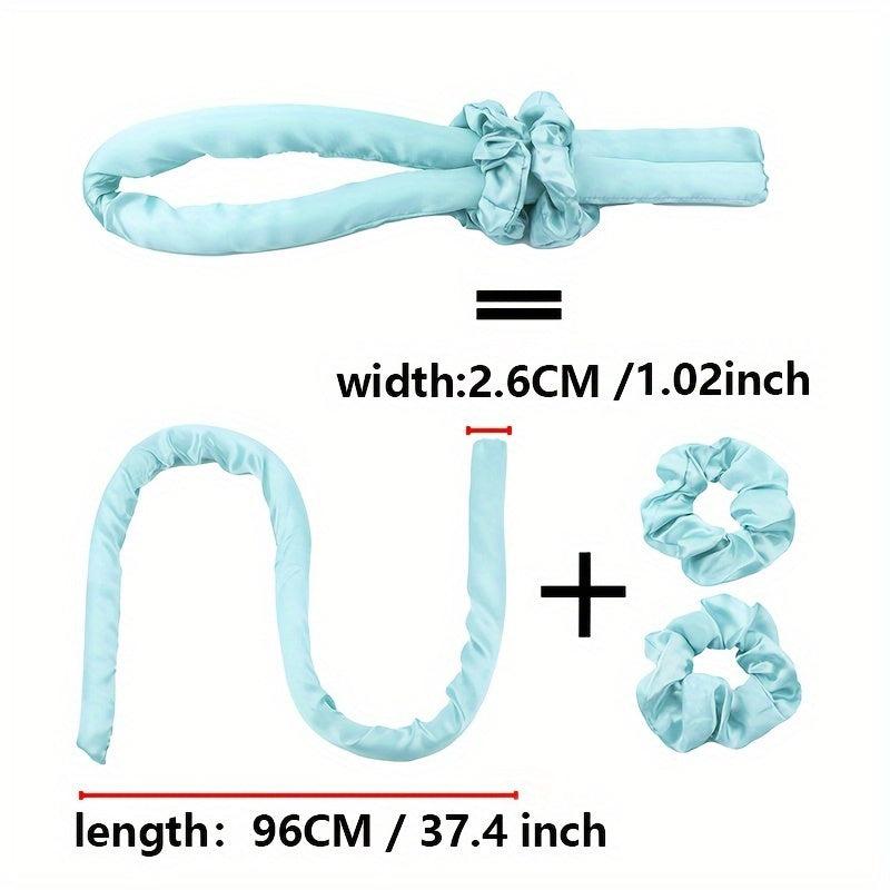 Silk Ribbon Curling Rod Hair Roller Curls