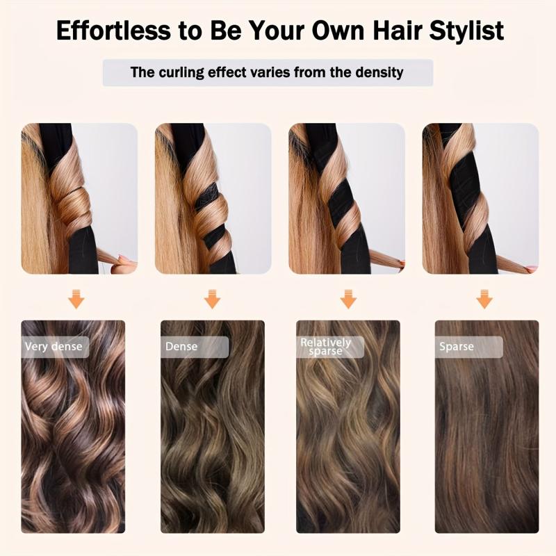 Silk Ribbon Curling Rod Hair Roller Curls