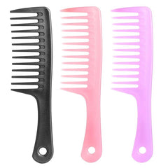 Wide Detangle Comb for Curly Thick Hair - Wet & Dry Use