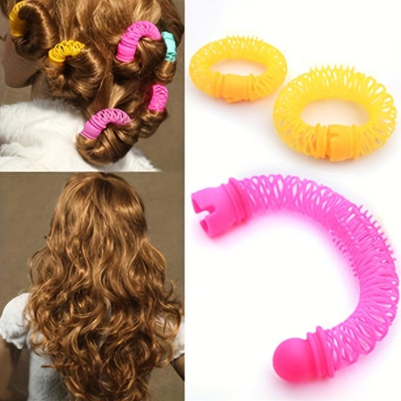 Hair Donut Curler DIY Spiral Curling Tool for Women's Hair Accessories