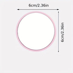 Portable Round HD Mirror for Travel Camping and Home
