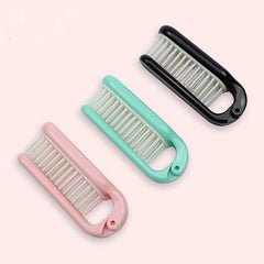 Foldable Hair Comb Travel Curling Straight Brush Anti Static Head Massager