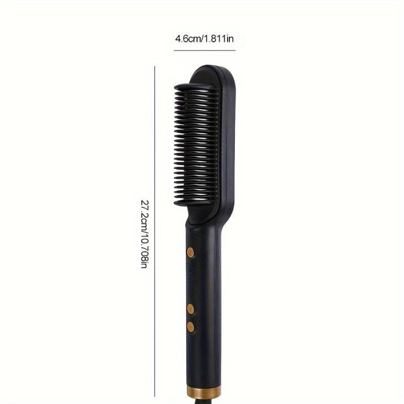 2 in 1 Hair Straightener Brush Comb for Women